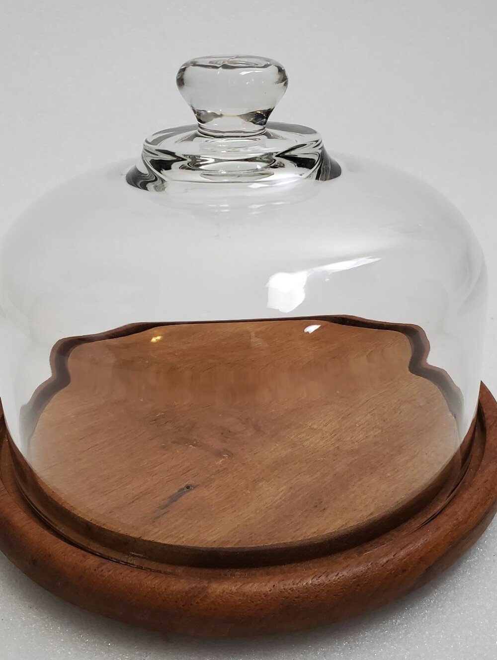 Vintage Goodwood Cheese Plate With Glass Dome